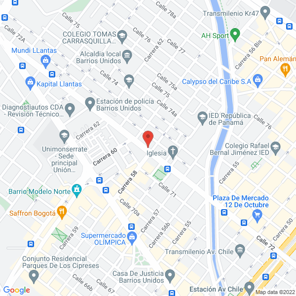 Map of Auto Minuto S.A.S.