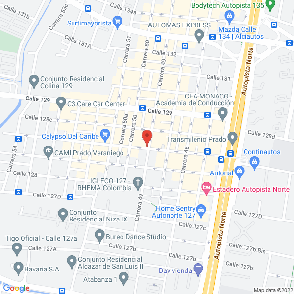 Map of Quick Paint Center Ltda.