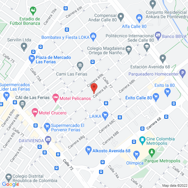 Map of Siamo Café S.A.S.