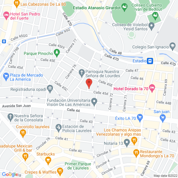 Map of Mtkd Producciones S.A.S