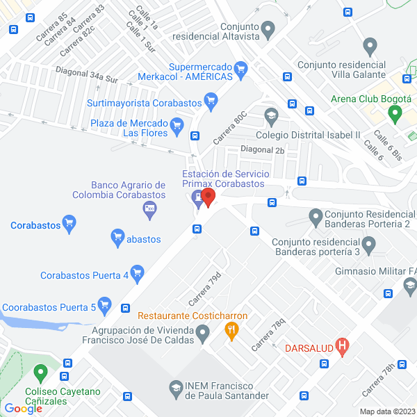 Map of Frumor S.A.S.