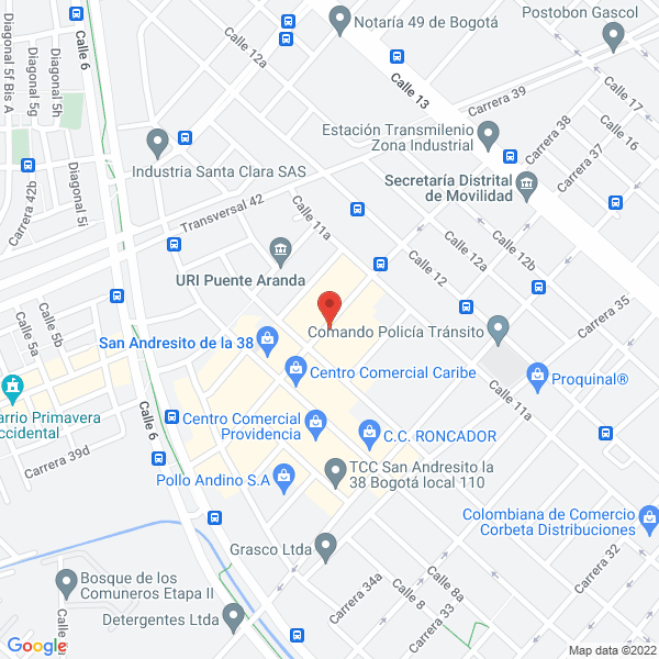 Map of Audio & Technology S.A.S.