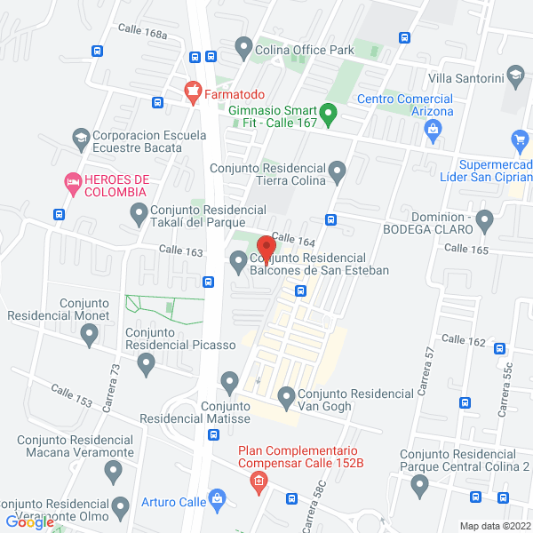 Map of JM X Press Transportes S.A.S.