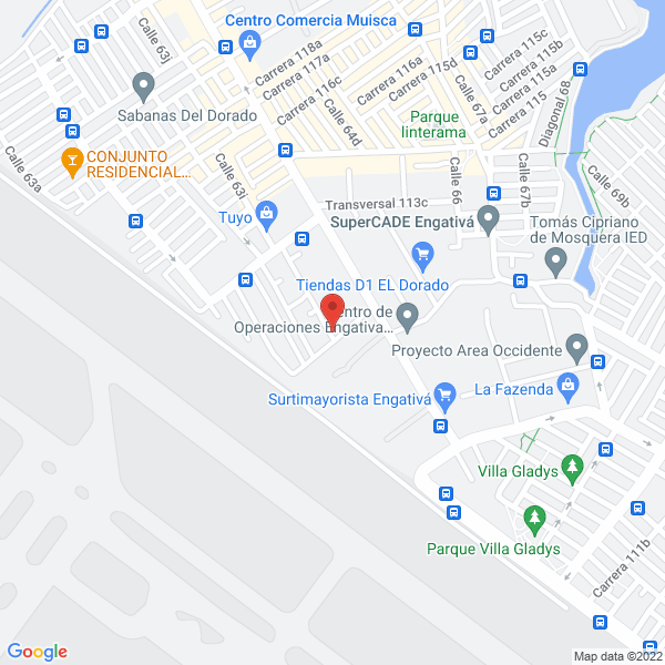 Map of Jgm Eléctricos S.A.S.