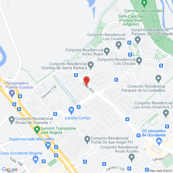 Map of Montajes Fajardo S.A.S.