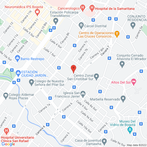 Map of Comercializadora Y Distribuidora Mir C D Mir S.A.S.