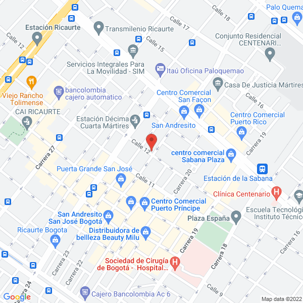 Map of Distribuciones Gómez Duque Geyde Co Y Cía. Ltda.