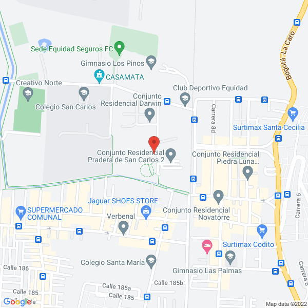 Map of Auben S.A.S.