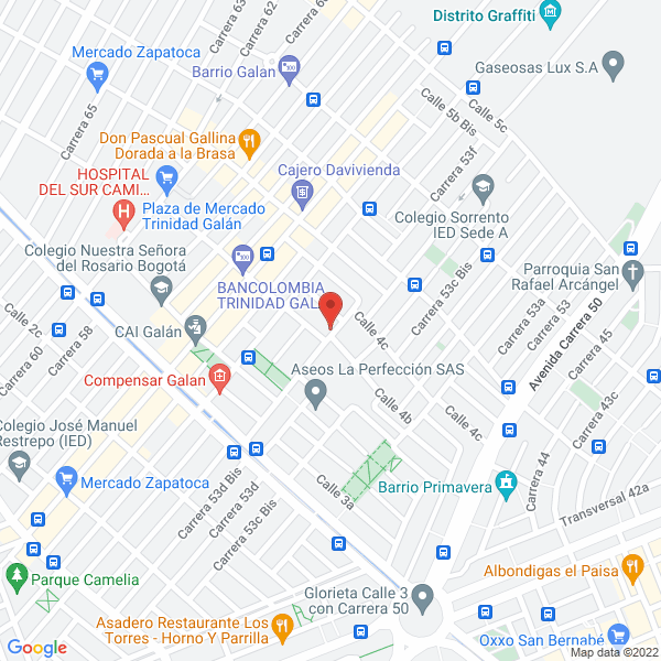 Map of Nacional Avícola Ra S.A.S.