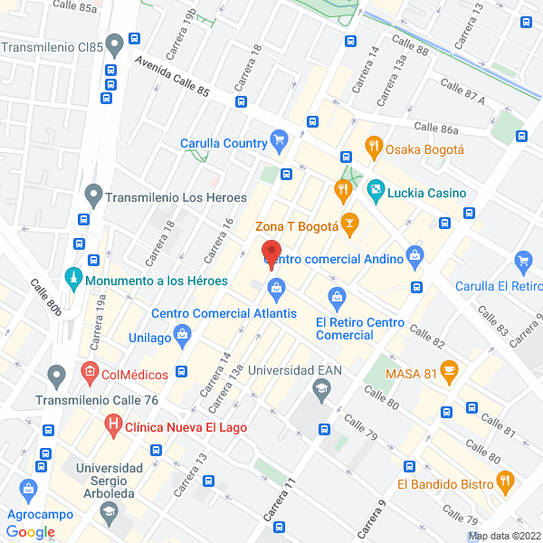 Map of Renting Automayor S.A.S.