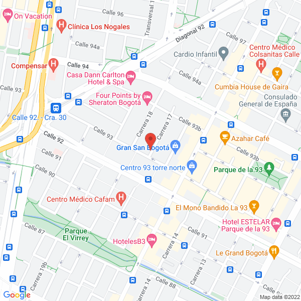 Map of Halab Bar&Restaurant Ltda.