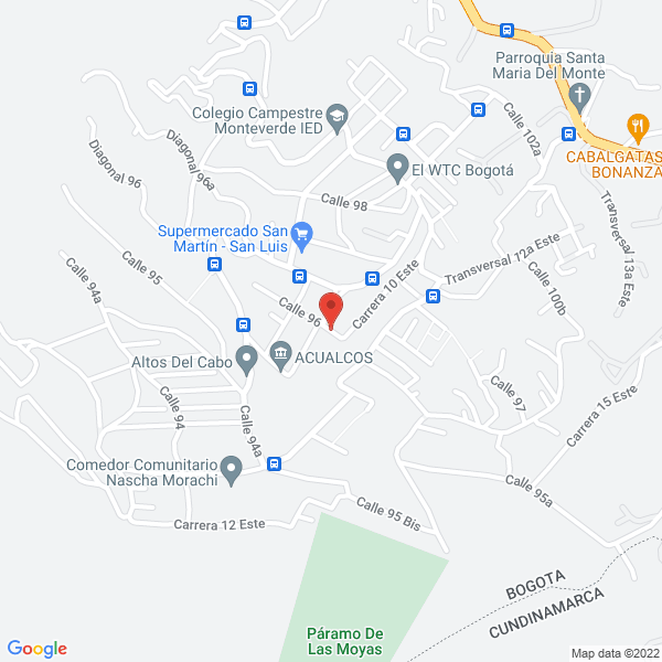 Map of Tecnicentros Er S.A.S.