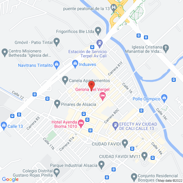Map of Iluminación Publicitaria Sk S.A.S.