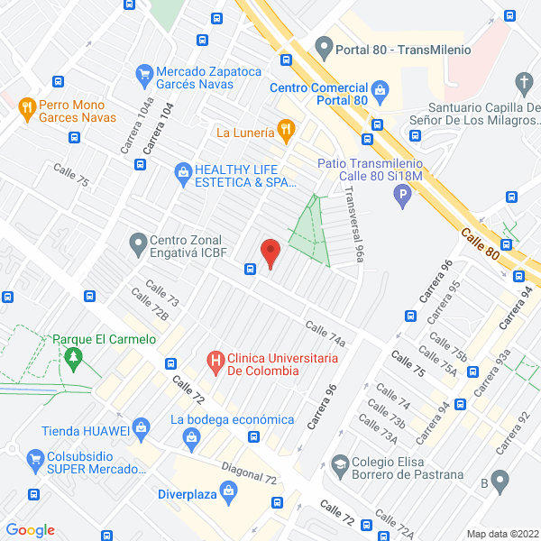 Map of Bogmástravel Operaciones Y Representaciones Turisticas S.A.S.