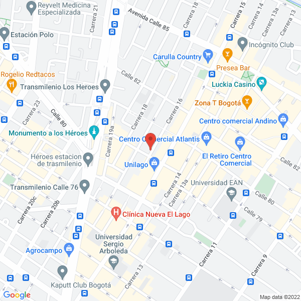 Map of Inversiones Villa Calderón S. En C. S