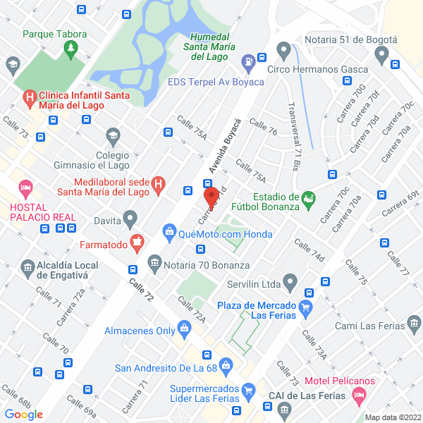 Map of Electro Ingeniería Ac S.A.S.