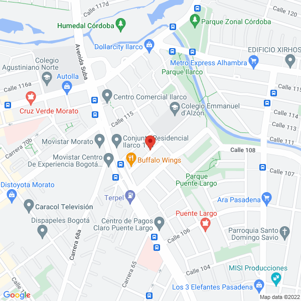 Map of Fútbolfitclub S.A.S.