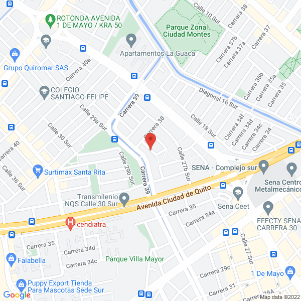 Map of Comercializadora Verlen Ltda.