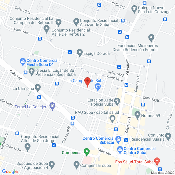 Map of Sociedad Educativa Hormiguitas Felices S.A.S.