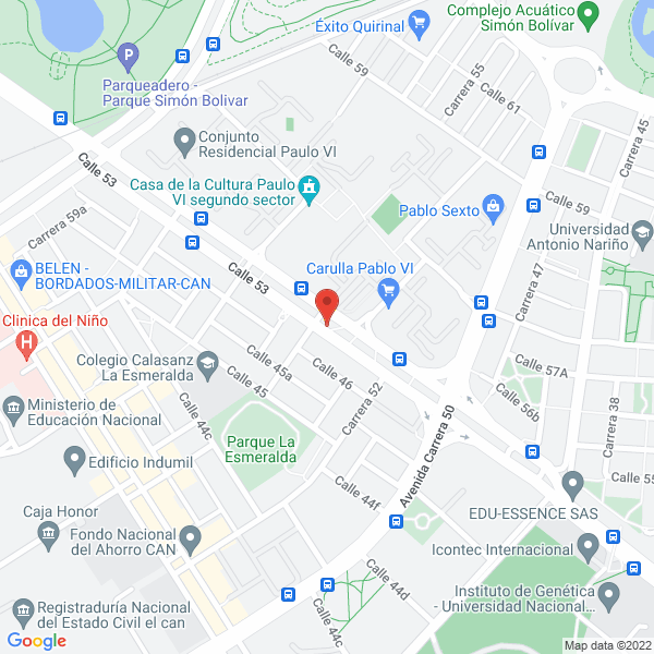 Map of Club Ganádero La Esmeralda S.A.S.