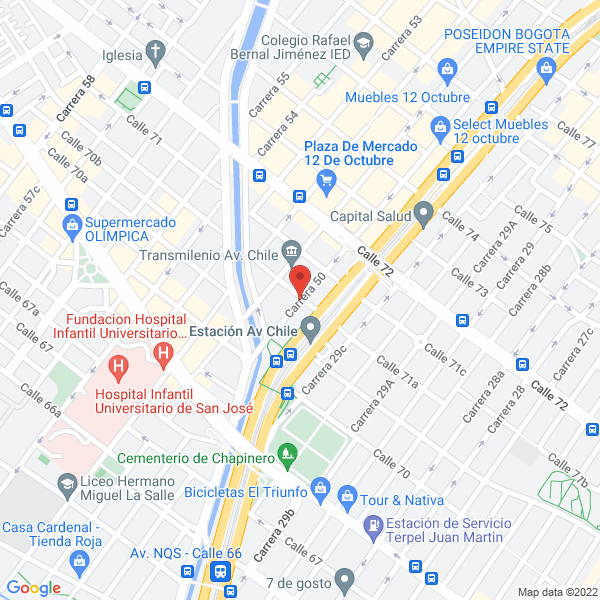 Map of Inversiones A&M S.A.S.