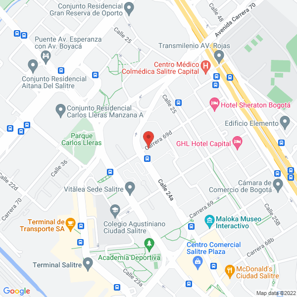Map of Avícola Queba S.A.S.