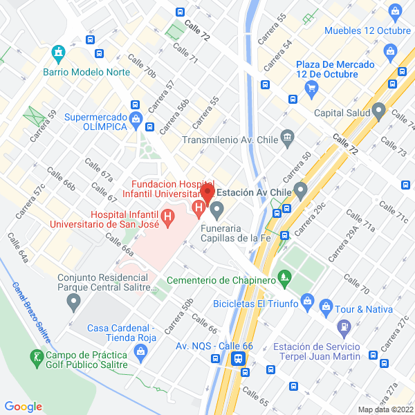 Map of Sport Life José Herrera S.A.S.