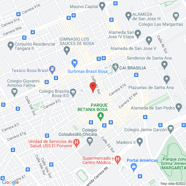 Map of Ingenieros De Telecomunicaciones Y Mantenimiento S.A.S.