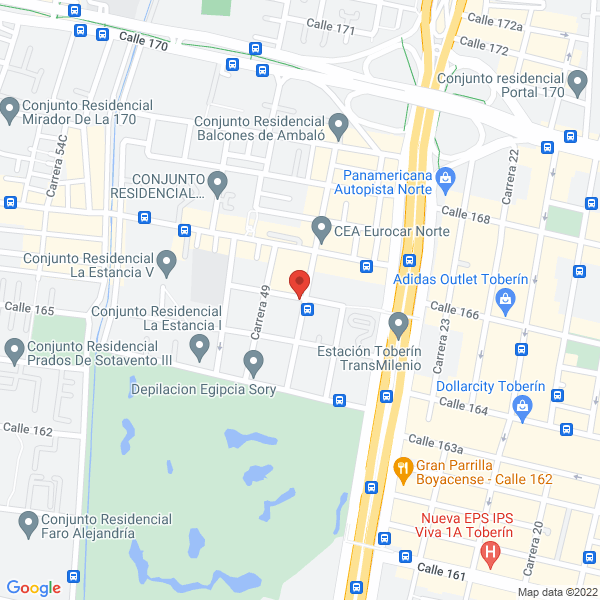 Map of Comercializadora Tengonoff S.A.S