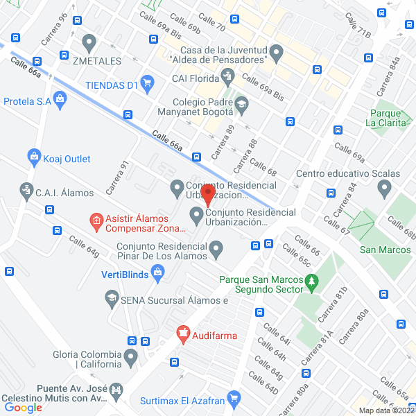 Map of Ccs Ingeniería Y Protecciones Eléctricas S.A.S.