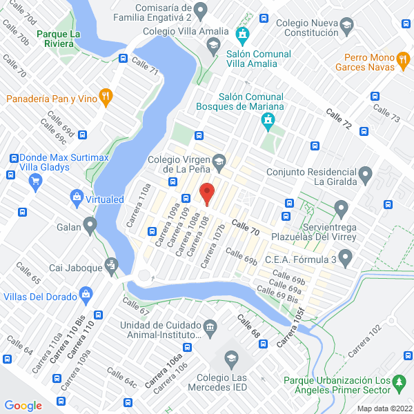 Map of Transportadores V.I.P. S.A.S.