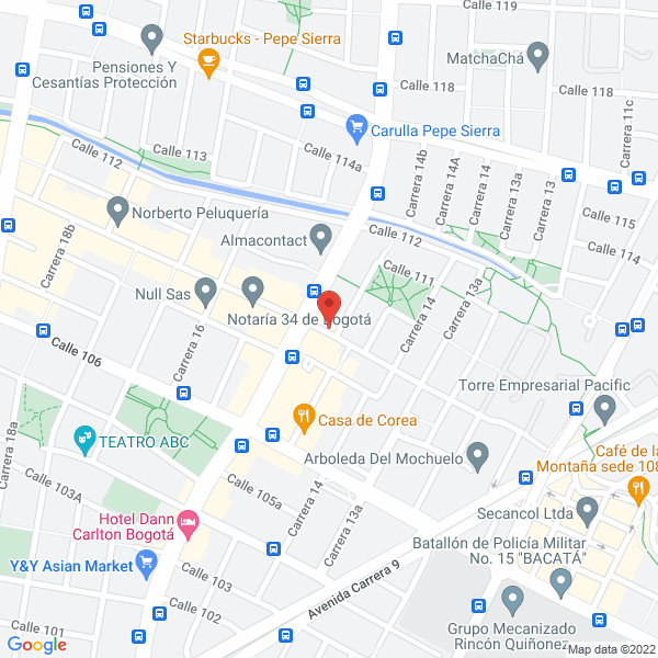 Map of Conductores Elegidos Vip S.A.S.