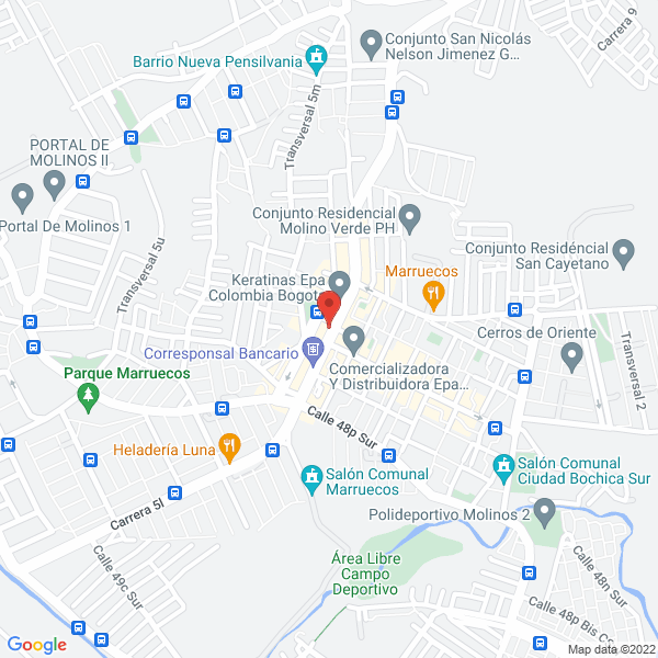 Map of Distribuciones Manchester Ltda