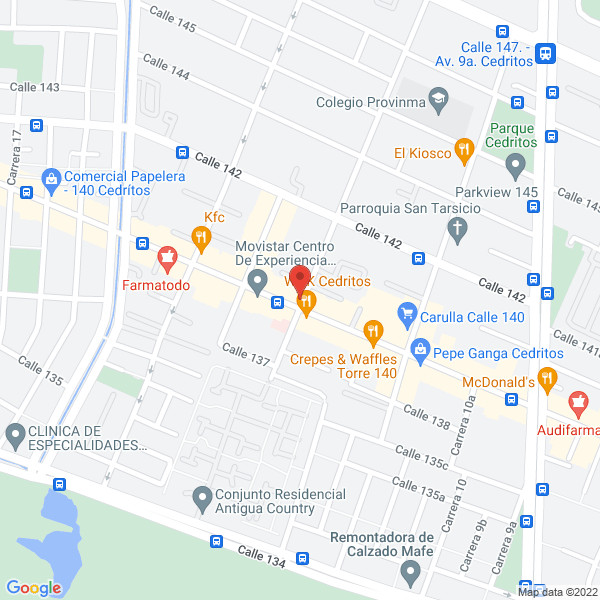 Map of Grupo Mercafiesta S.A.S.