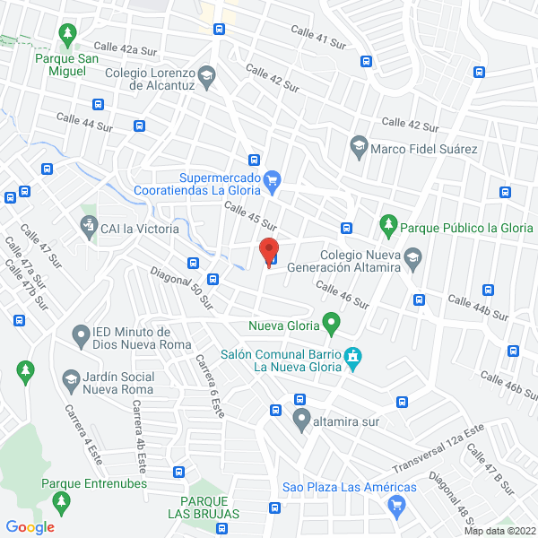 Map of Comercializadora Galaxia Tecnológica S.A.S.