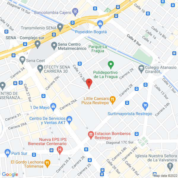 Map of Electro Redes El Amperio A T S.A.S.