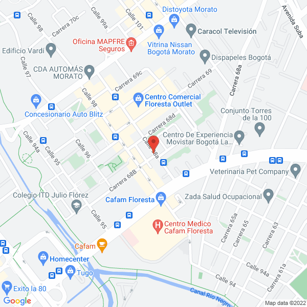Map of Service Express R&R S.A.S.