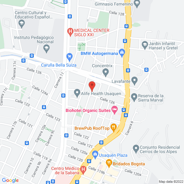Map of Inversiones Y Comercializadora Peñaloza S.A.S.