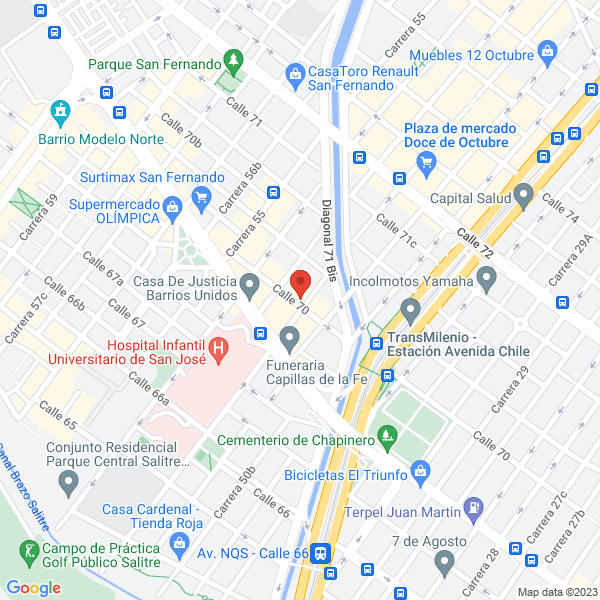 Map of Planeta Golf S.A.S.