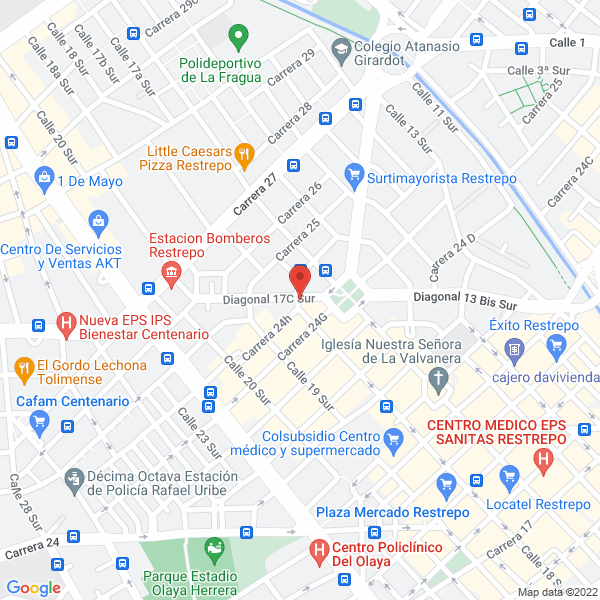 Map of Intergramas S.A.S.