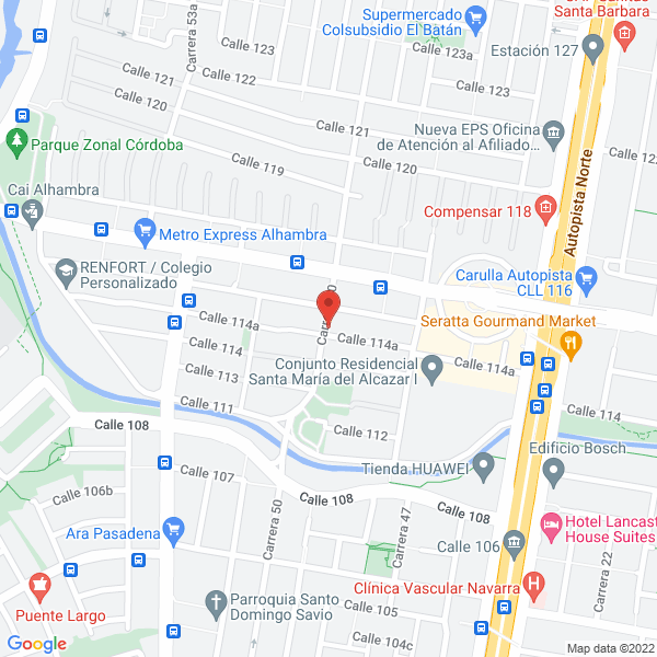 Map of Saínt Francis Kindergarten School S.A.S.
