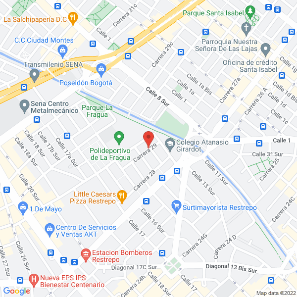 Map of Sistemas Logísticos Para La Movilidad S.A.S.