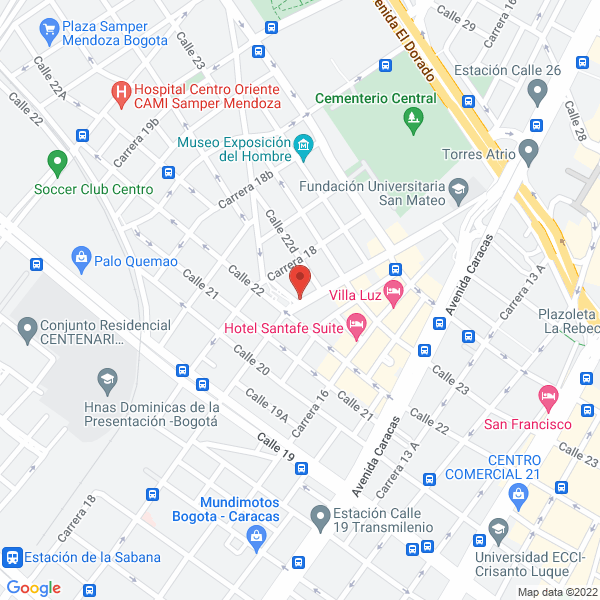 Map of La Casa Del Limpiaparabrisas S.A.S.