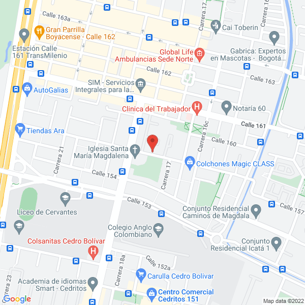 Map of Autos De La Ciudad S.A.S.