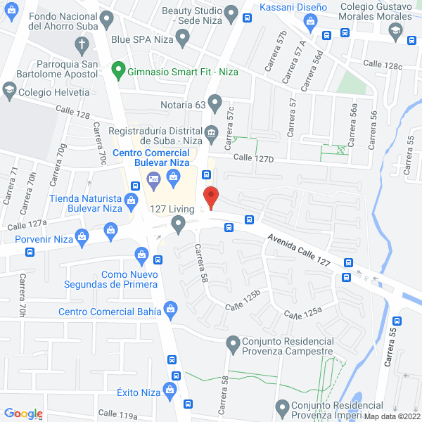 Map of Servicios Y Cátering Yadira Barrera S.A.S.