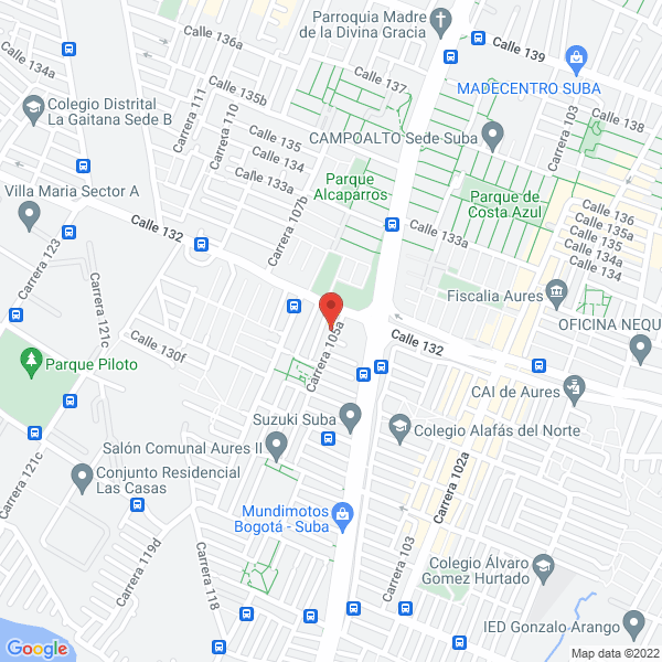 Map of Lubri Express S&M S.A.S.