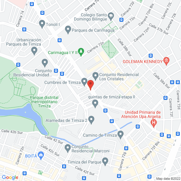 Map of A Su Servicio Punto Com Colombia S.A.S.