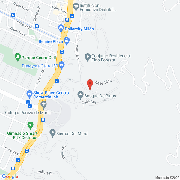 Map of Castro & Zamúdio S.A.S.
