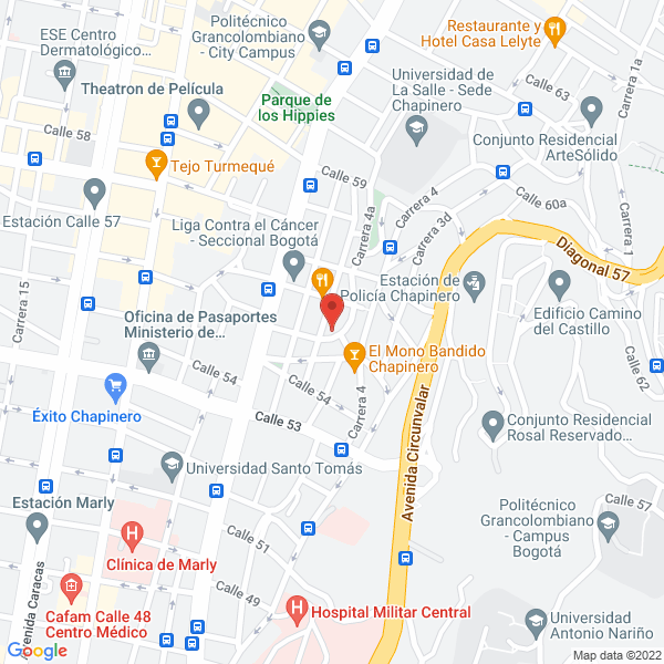 Map of Grupo Empresarial De Servicios Integrales Ges S.A.S.