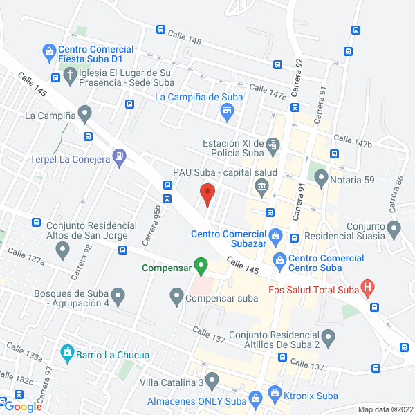 Map of Cg Construcciones Ltda.